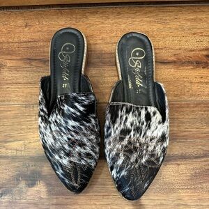 Cowhide Mules